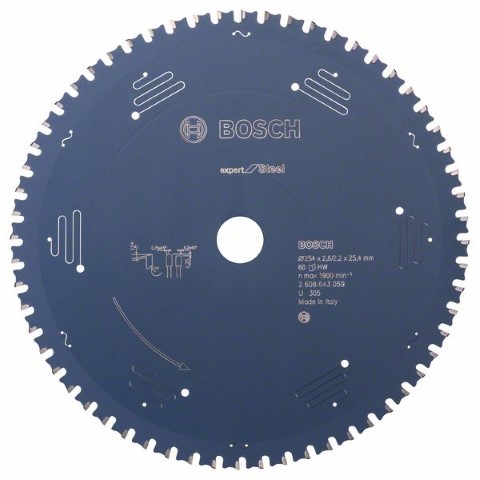 BOSCH CIRCULAR SAW BLADE FERROUS METAL CUTTING 10'' 254 X 2.6MM